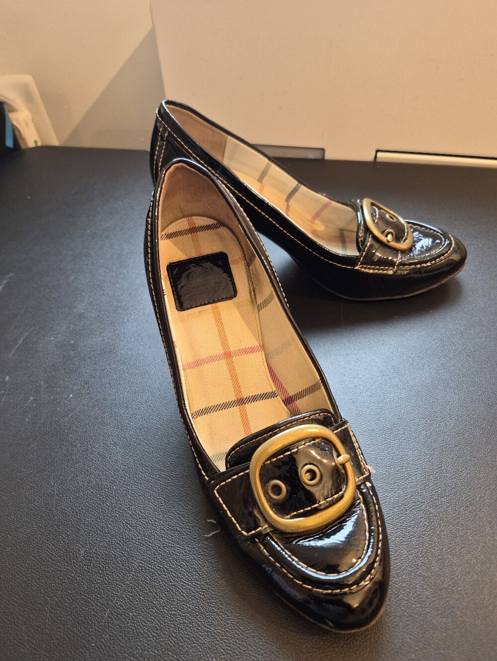 Coach Hillory Patent Leather Heels Sz 8.5